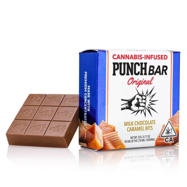 Punch bar, milk chocolate caramel