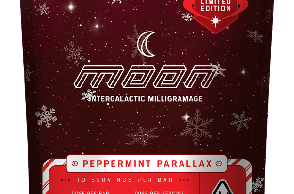 Peppermint Parallax Moon Chocolate Bar
