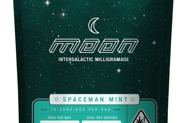 Spaceman Mints Moon Chocolate Bar